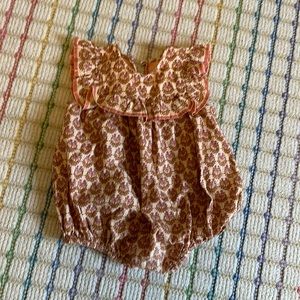 Pink chicken bubble romper Size 18-24 months